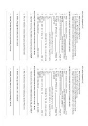 English Worksheet: Past perfect activities