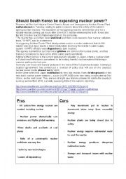 Debate topic: Should South Korea be expanding nuclear power?
