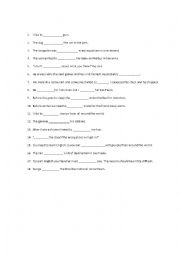 English Worksheet: Regular Verbs 