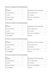 English Worksheet: interview