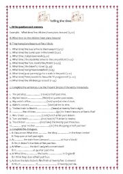 English Worksheet: Simple Present for timetabled events