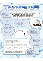 English Worksheet: Splish Splash