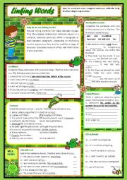 English Worksheet: Linking Words