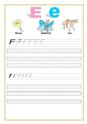 English Worksheet: Alphabet Ff