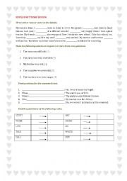 English Worksheet: PAST TENSE REVIEW