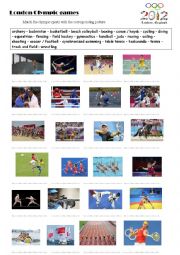 English Worksheet: Olympic Games