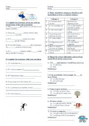 English Worksheet: Second Conditional