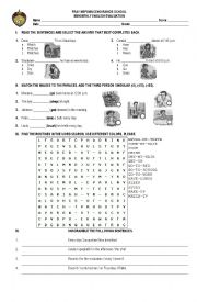 English Worksheet: SIMPLE PRESENT