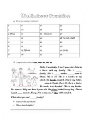 English Worksheet: present simple 