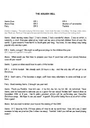 English Worksheet: A Christmas play