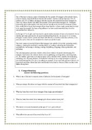 English Worksheet: HOUSEHOLD CHORES