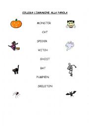 English Worksheet: HALLOWEEN
