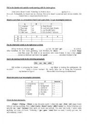 English Worksheet: 9th form worksheet 16