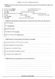 English Worksheet: THE PAST SIMPLE TENSE II