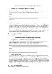 English Worksheet: will-going to