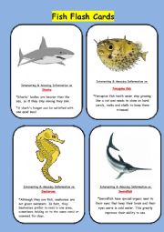 Fish Flash Cards