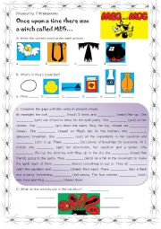 English Worksheet: Meg and Mog