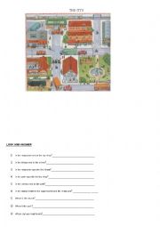 English Worksheet: The city