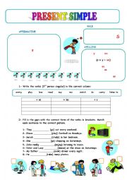 English Worksheet: Present Simple