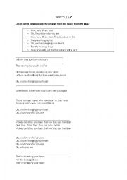 English Worksheet: FEIST 1234