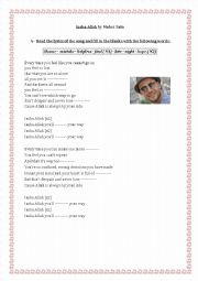 English Worksheet: a song by Maher Zain