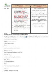 English Worksheet: emphatic inversion