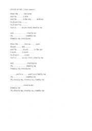 English Worksheet: Stand by me