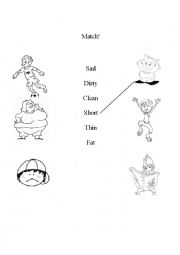 English Worksheet: Adjectives