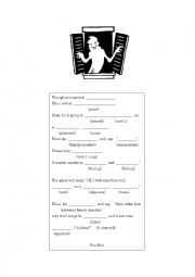 Halloween Mad Lib