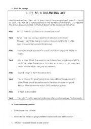 English Worksheet: during for 