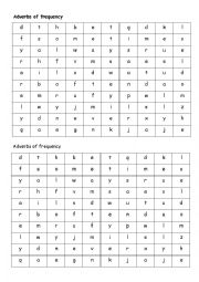 English Worksheet: wordsearch for adverbs of frequency 