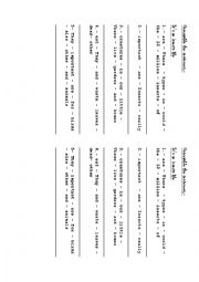 English Worksheet: UNSCRAMBLE SENTENCES ABOUT INSECTS