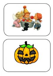 English Worksheet: Halloween flashcards SET 3