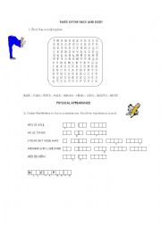 English Worksheet: PHYSICAL APPEARENCE