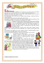 English Worksheet: Halloween