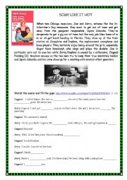 English Worksheet: Teaching English through film scenes (3/5)