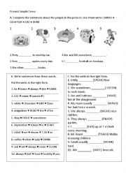 English Worksheet: past tense worksheet