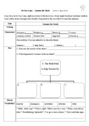 English Worksheet: 64 Zoo Lane: Seamus the Stork (Series 2, Episode 14 )