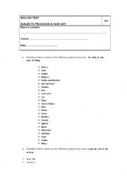 GRAMMAR WORKSHEET