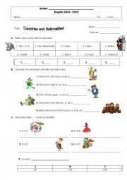 Countries and Nationalities