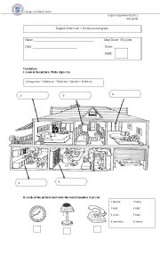 parts of the house/this, that, these and those test