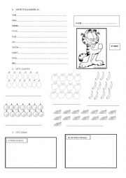 English Worksheet: Numbers