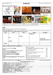 English Worksheet: Art Shows