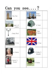 English Worksheet: London Quest