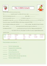 English Worksheet: The Grinch