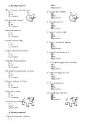 English Worksheet: 