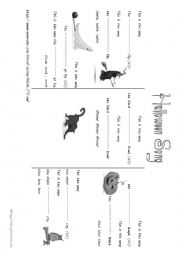 English Worksheet: Halloween Song