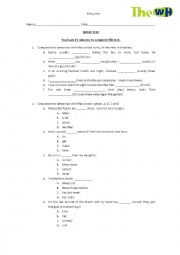 English Worksheet: B1 level test