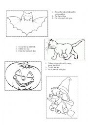 English Worksheet: halloween movil