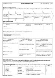 English Worksheet: at the travel agency